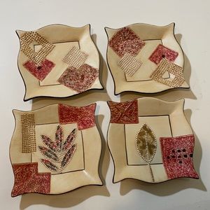 4 small decoration plate size